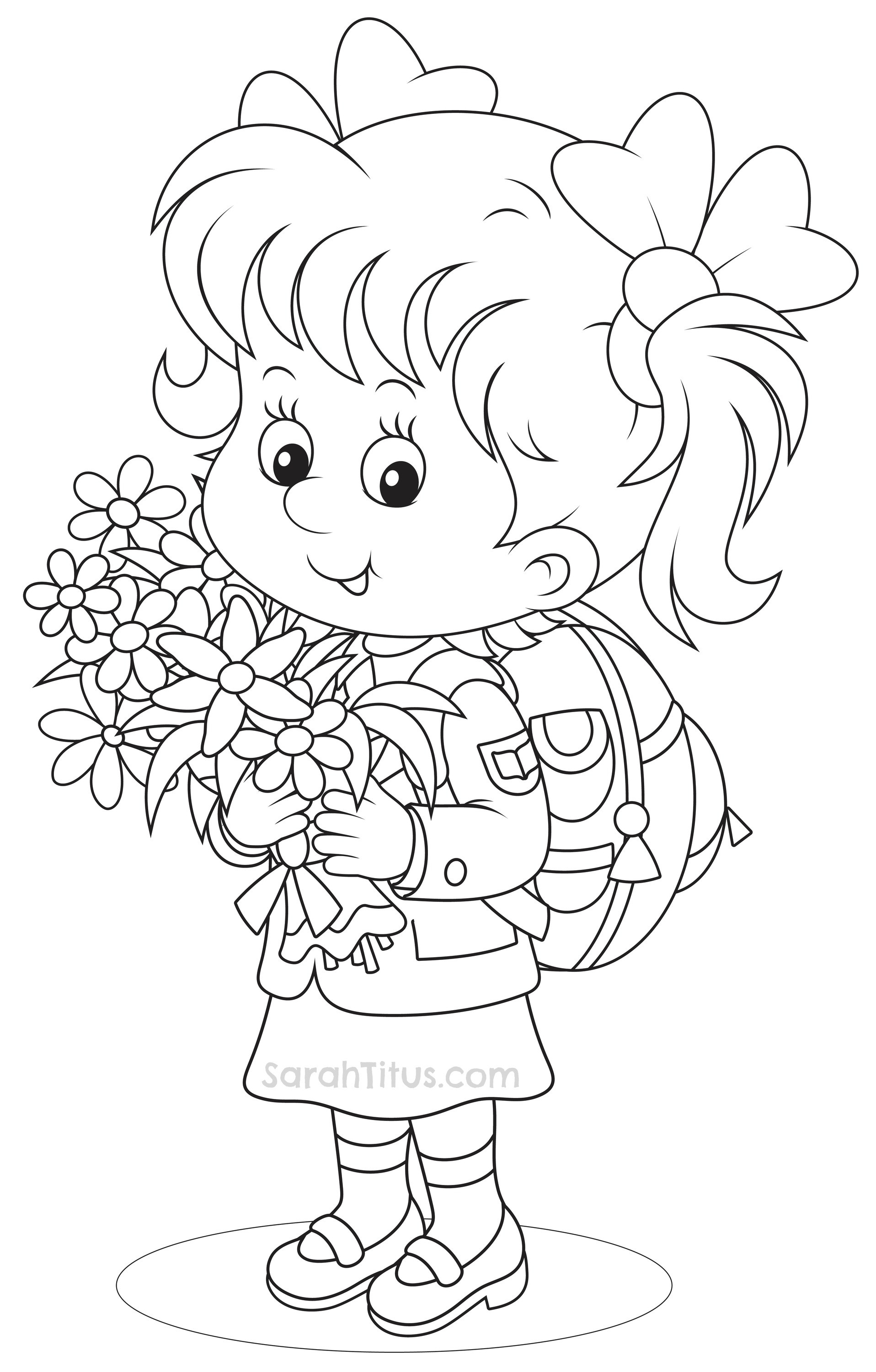 School Coloring Pages
 Back to School Coloring Pages Sarah Titus