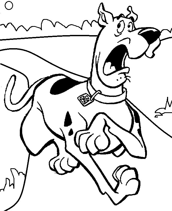 Scoby Doo Coloring Pages
 Free Printable Scooby Doo Coloring Pages For Kids