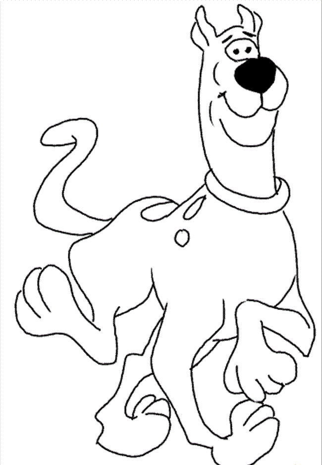 Scoby Doo Coloring Pages
 Free Printable Scooby Doo Coloring Pages For Kids