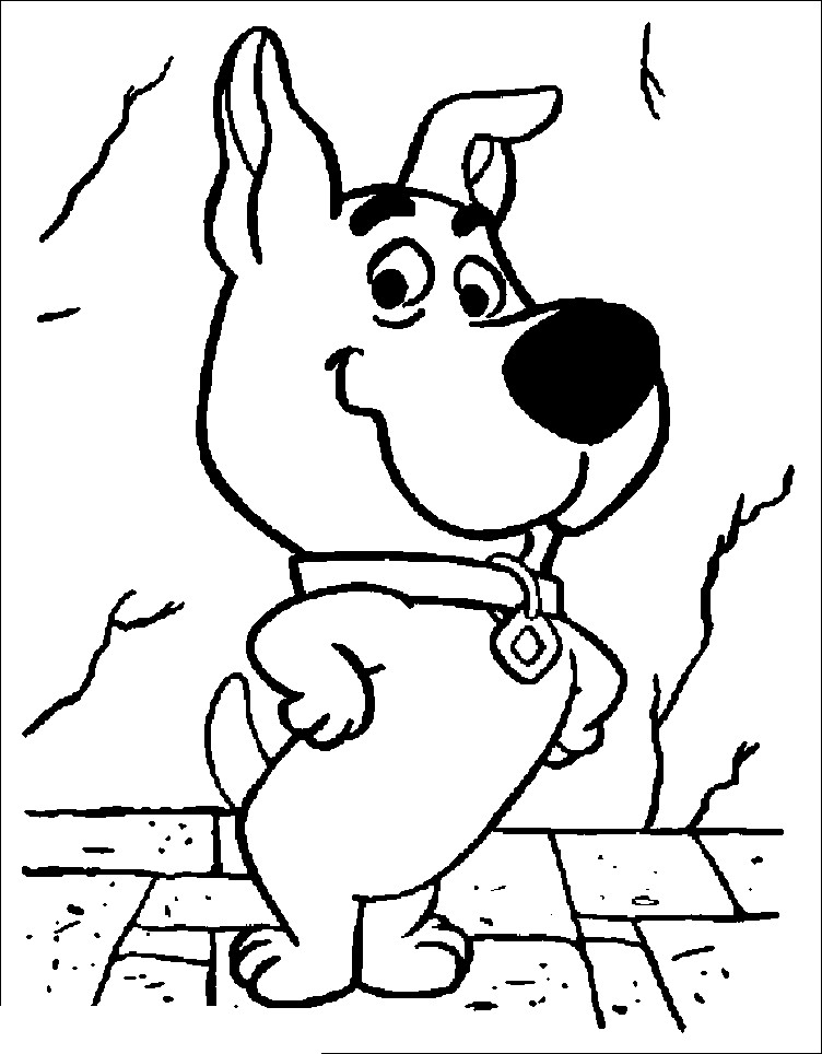 Scoby Doo Coloring Pages
 Free Printable Scooby Doo Coloring Pages For Kids