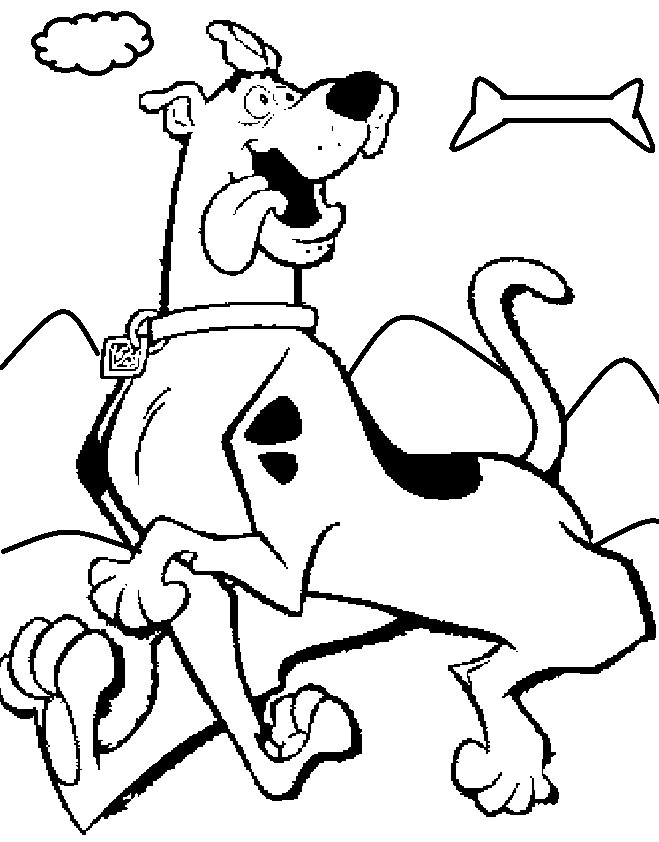 Scoby Doo Coloring Pages
 Free Printable Scooby Doo Coloring Pages For Kids