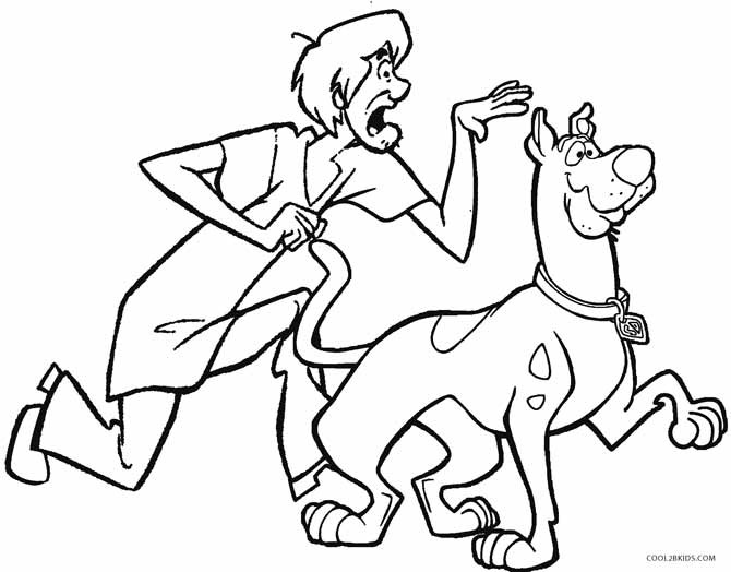 Scoby Doo Coloring Pages
 Printable Scooby Doo Coloring Pages For Kids