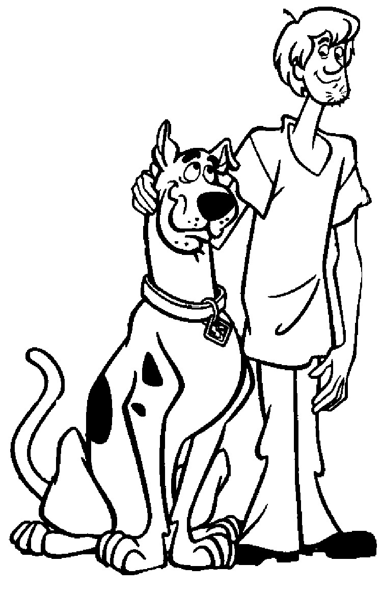 Scoby Doo Coloring Pages
 Free Printable Scooby Doo Coloring Pages For Kids