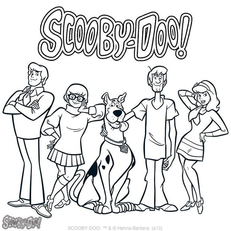 Scoby Doo Coloring Pages
 free printable scooby doo coloring pages for kids