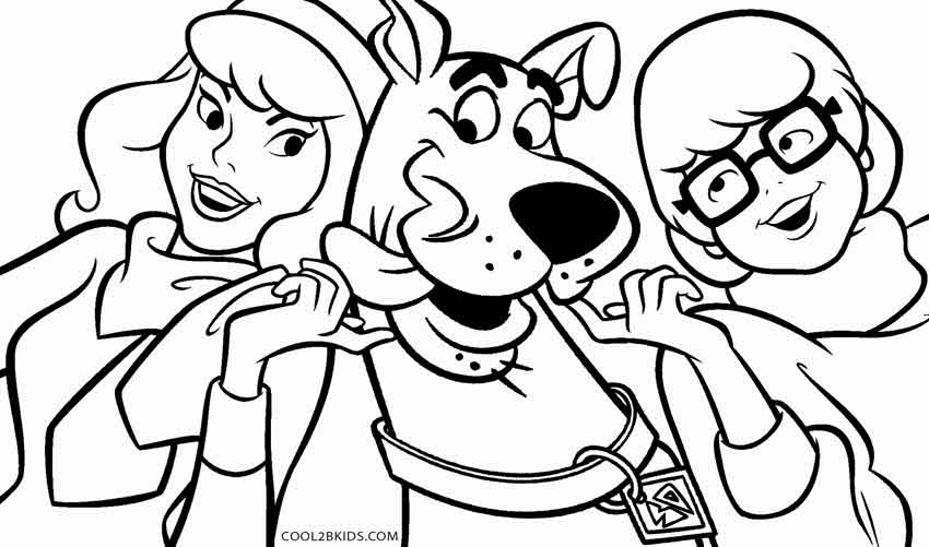 Scoby Doo Coloring Pages
 Printable Scooby Doo Coloring Pages For Kids