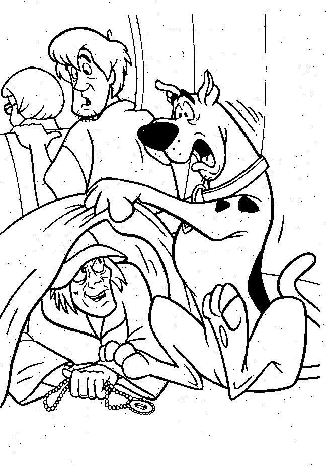 Scoby Doo Coloring Pages
 Free Printable Scooby Doo Coloring Pages For Kids