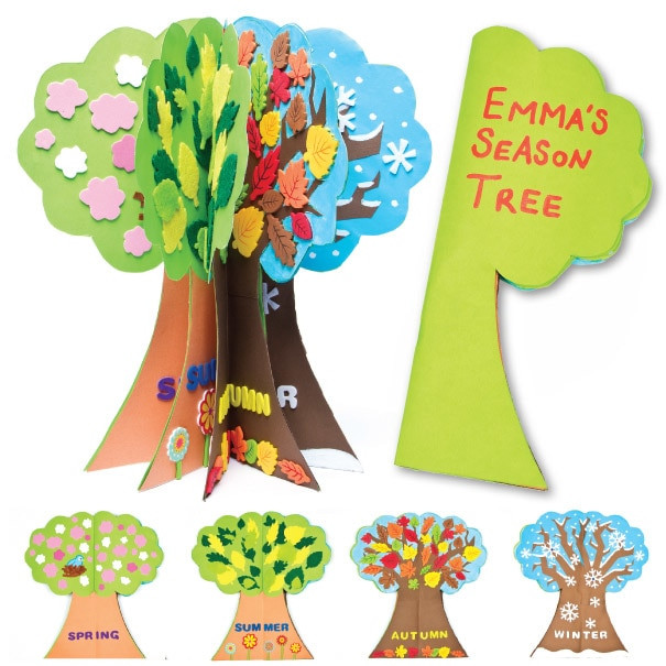 Season Crafts For Preschoolers
 Season Tree Project Free Craft Ideas