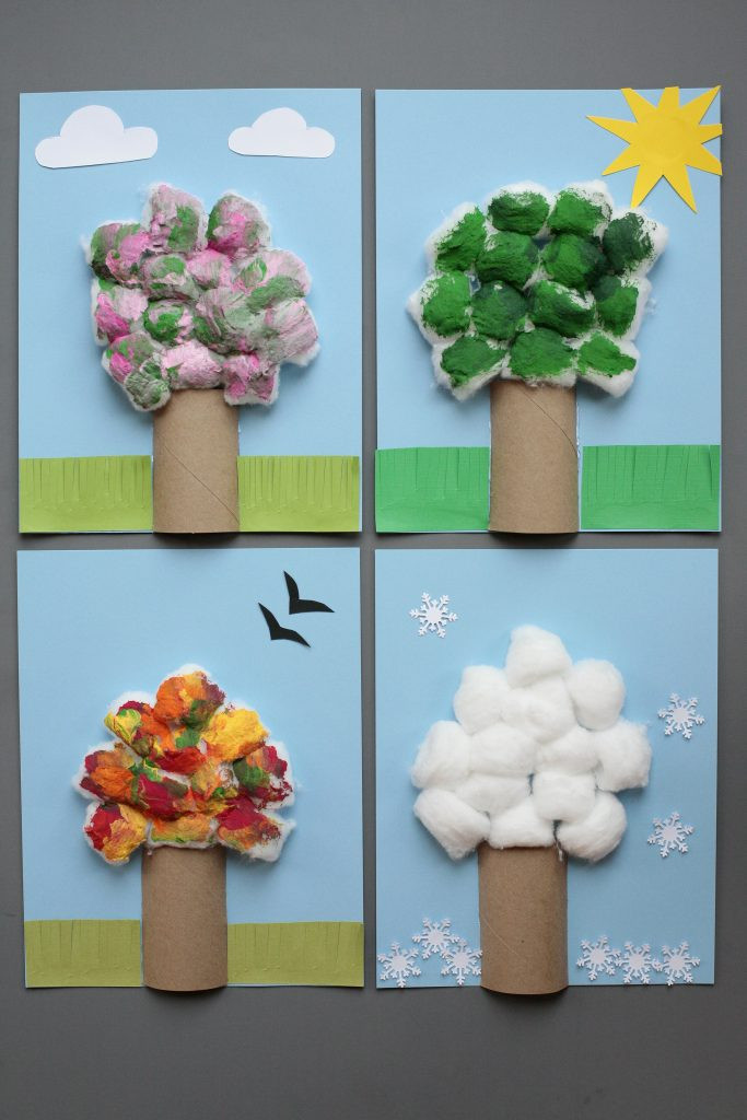 Season Crafts For Preschoolers
 Four Season Tree