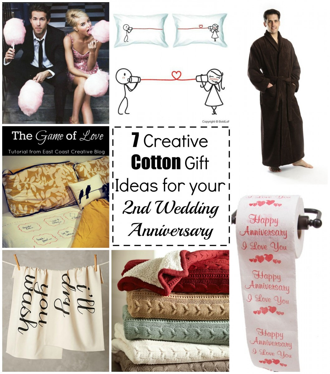 Second Anniversary Gift Ideas For Her
 7 Cotton Gift Ideas for your 2nd Wedding Anniversary