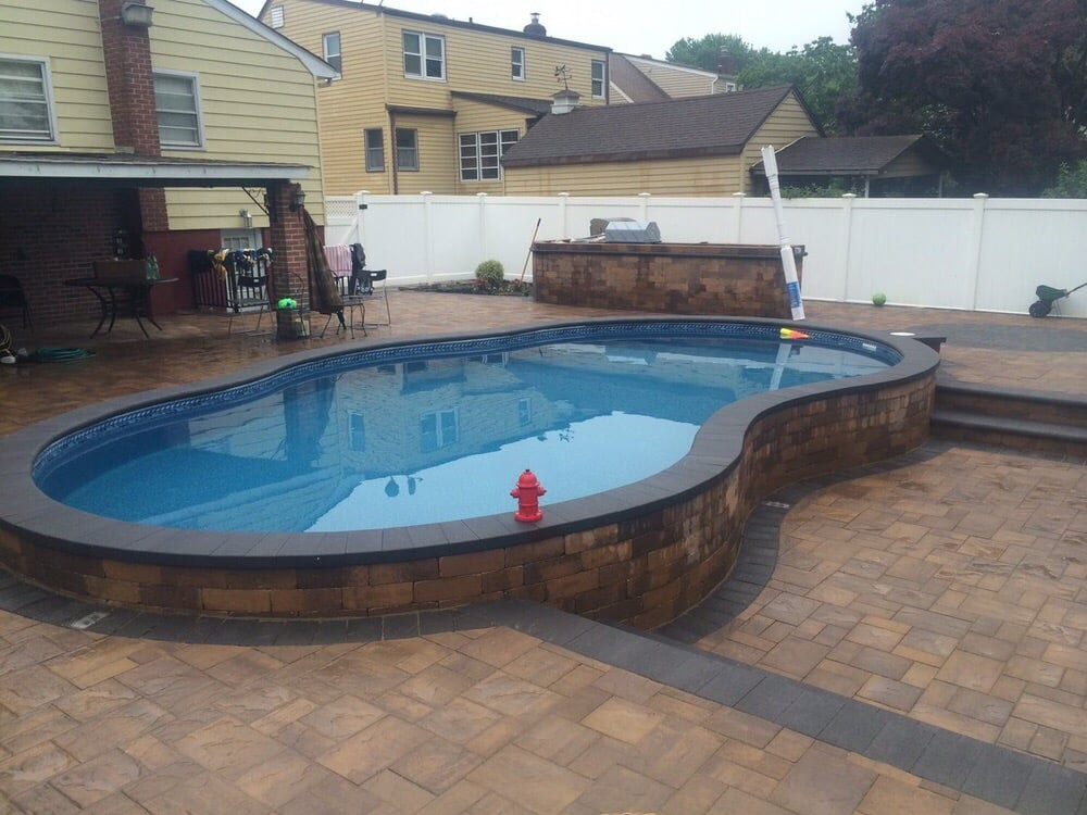 Best ideas about Semi Inground Pool Costs
. Save or Pin Beautiful Radiant Freeform Semi Inground Yelp Now.