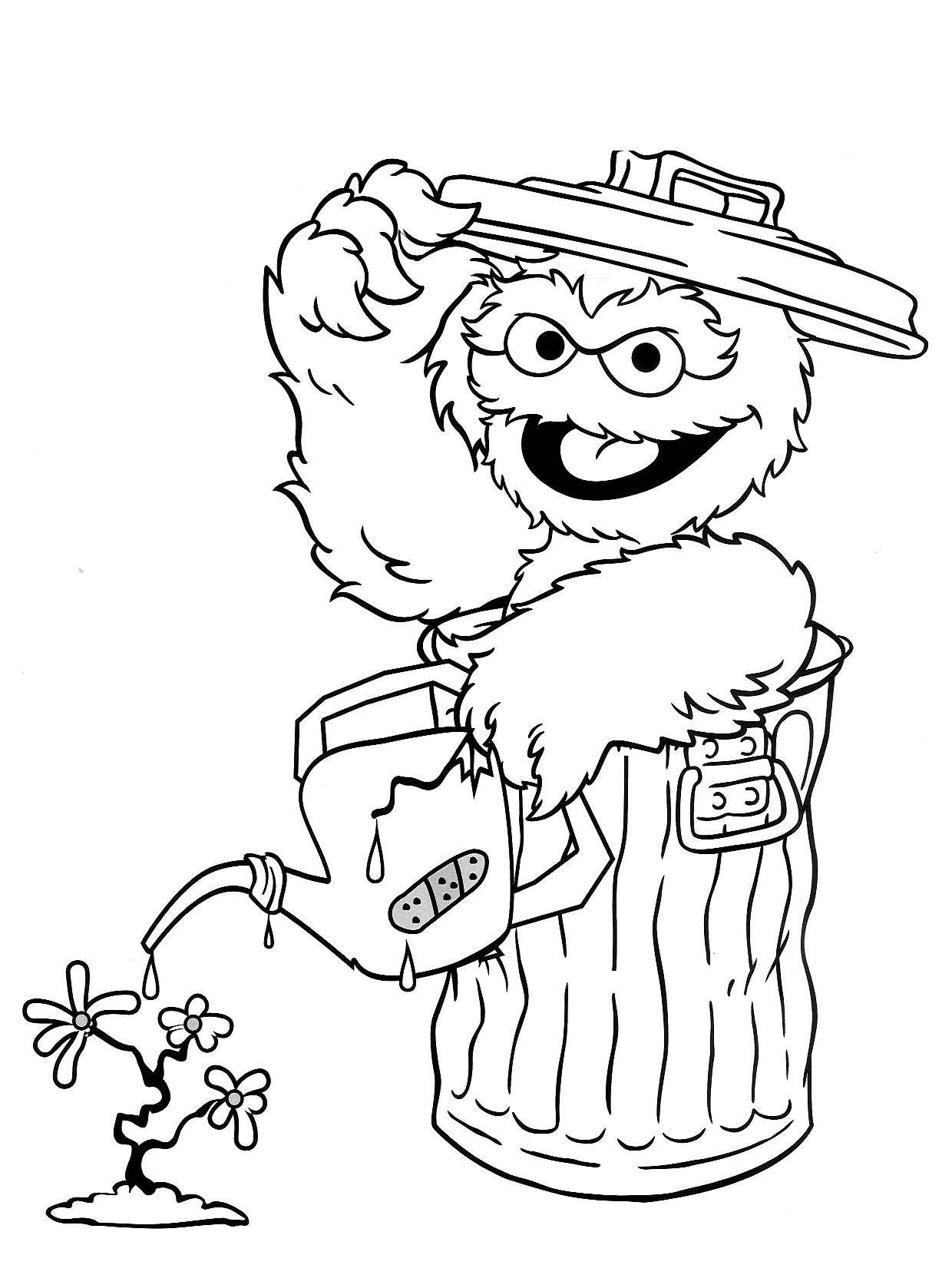 Sesame Street Coloring Books
 Free Printable Sesame Street Coloring Pages For Kids