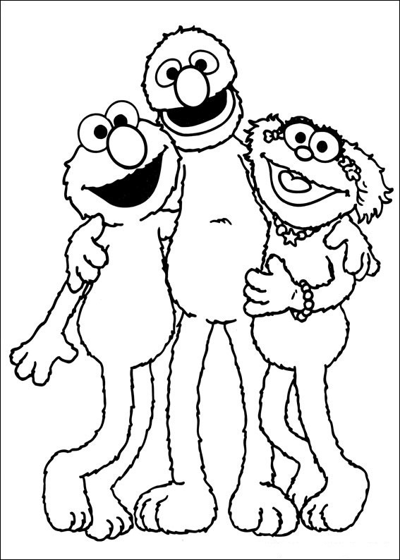 Sesame Street Coloring Books
 Free Printable Sesame Street Coloring Pages For Kids