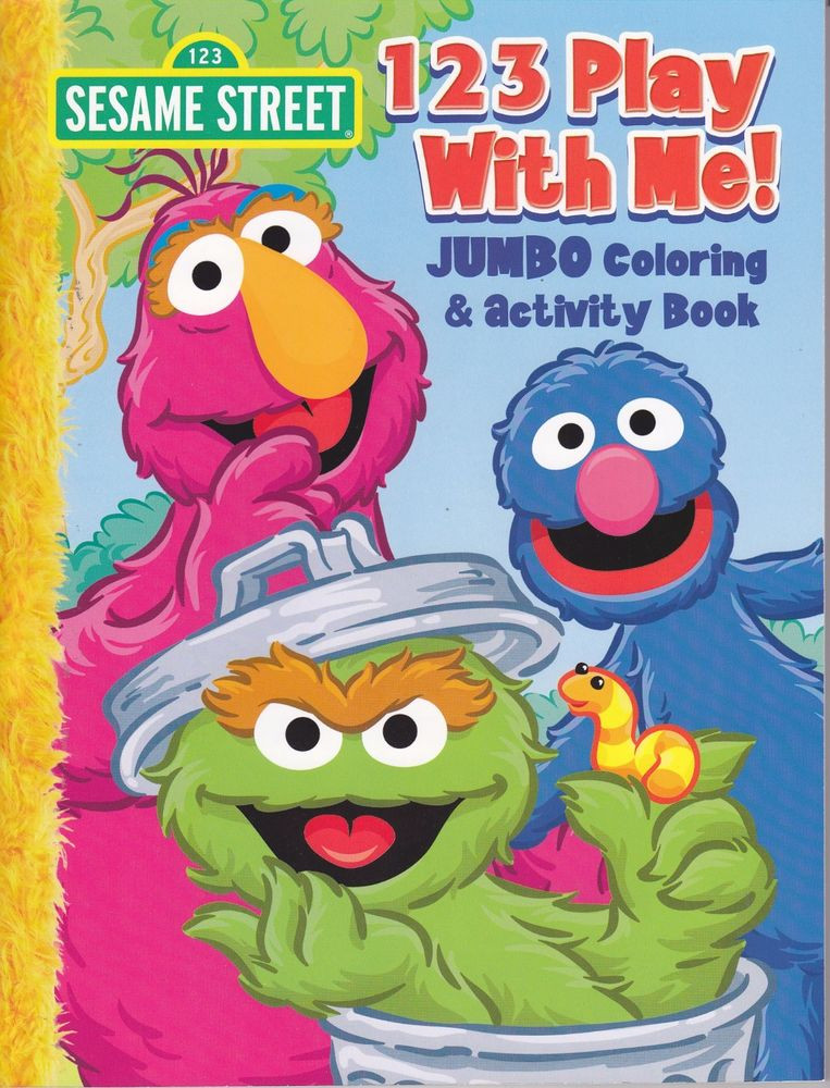 Sesame Street Coloring Books
 Sesame Street Coloring Book 123 Play With Me Oscar