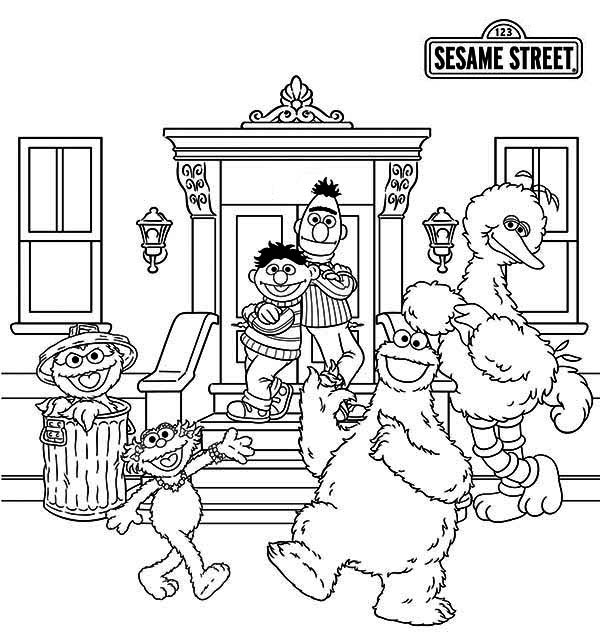 Sesame Street Coloring Books
 Sesame Street Coloring Pages Bestofcoloring