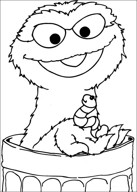 Sesame Street Coloring Sheets For Boys
 Sesame Street Free Colouring Pages