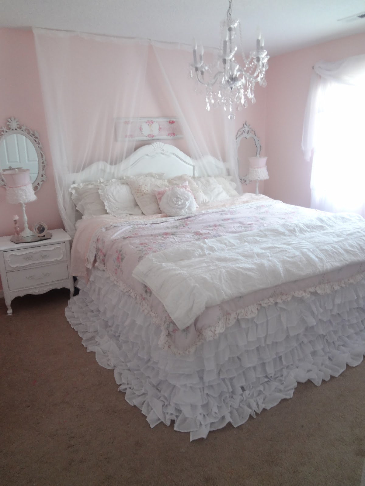Best ideas about Shabby Chic Bedding
. Save or Pin Not So Shabby Shabby Chic My new ruffly bedding Now.