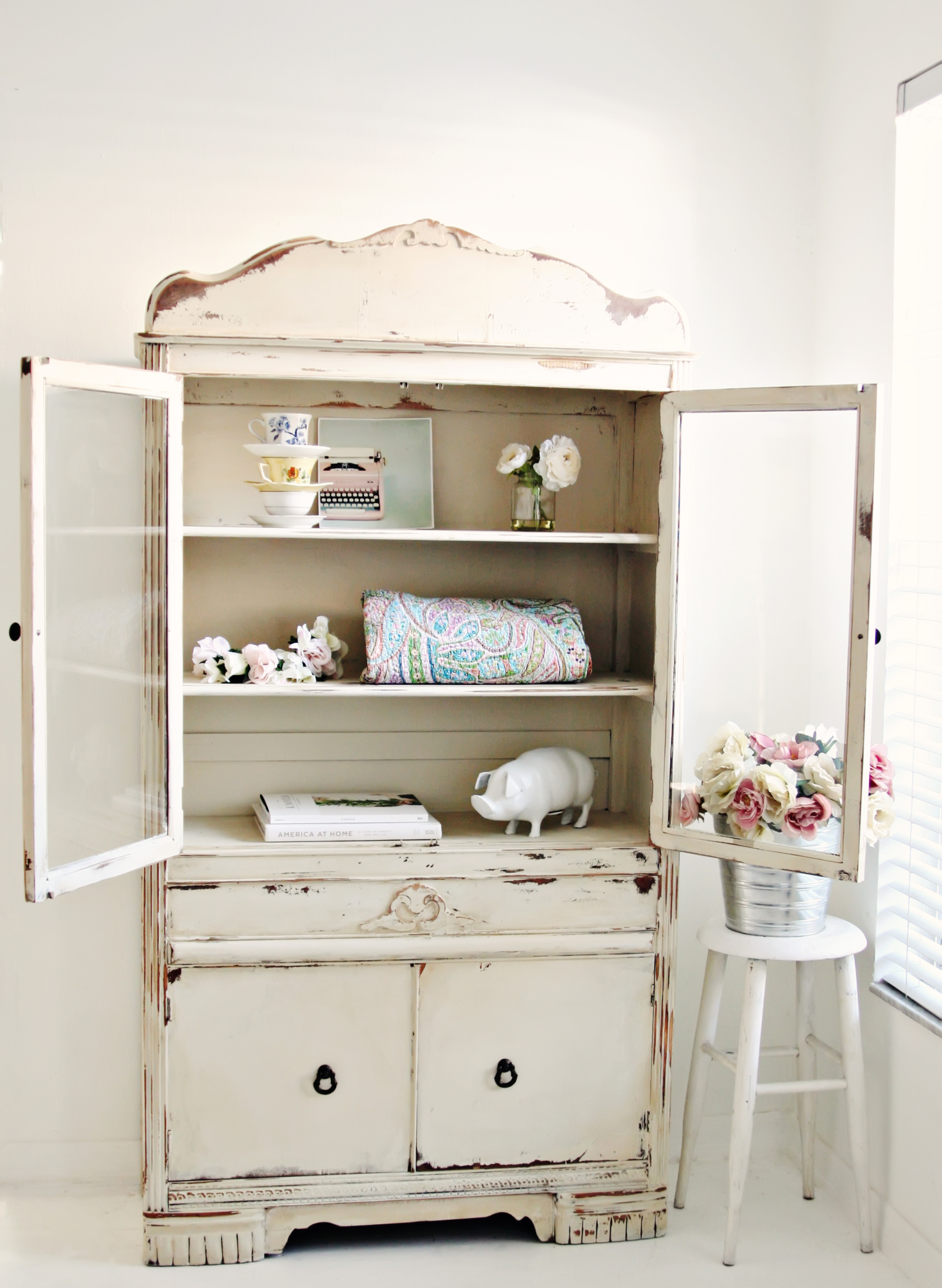 Best ideas about Shabby Chic Cabinet
. Save or Pin Vintage Shabby Chic Cabinet [Sold] Now.