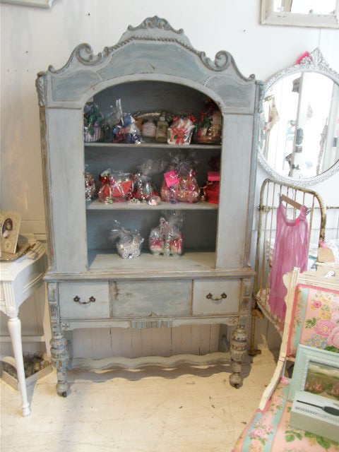 Best ideas about Shabby Chic Cabinet
. Save or Pin antique shabby chic china cabinet blue distressed Now.