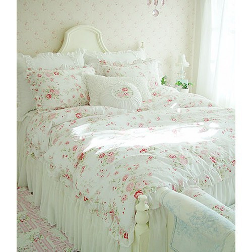 Best ideas about Shabby Chic Comforter
. Save or Pin White Shabby Chic Bedding White Gathered King Duvet Cover Now.