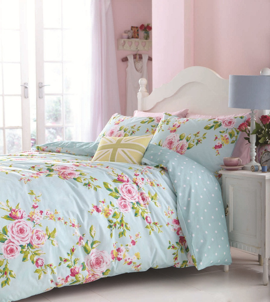 Best ideas about Shabby Chic Comforter
. Save or Pin Floral Bed Linen in Single Double & Kingsize Flowery Now.
