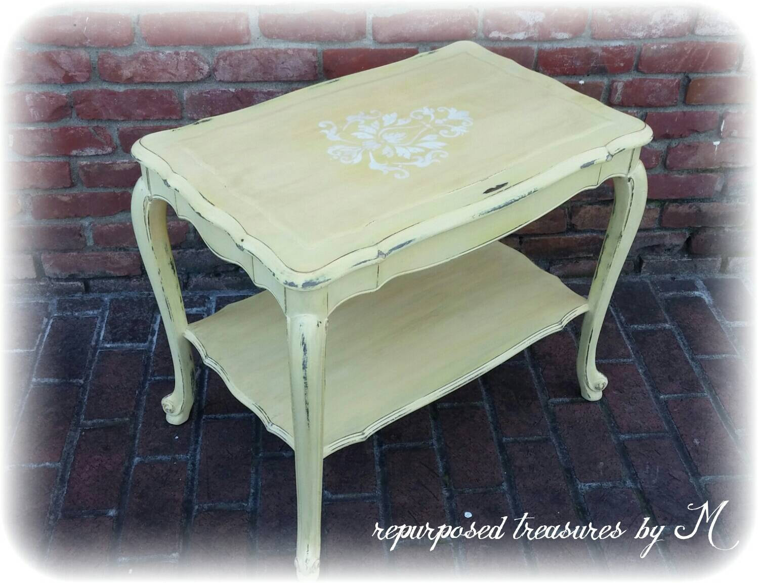 Best ideas about Shabby Chic End Tables
. Save or Pin Vintage shabby chic end table distressed side table with Now.