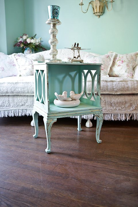Best ideas about Shabby Chic End Tables
. Save or Pin vintage shabby chic nightstand end table by Now.