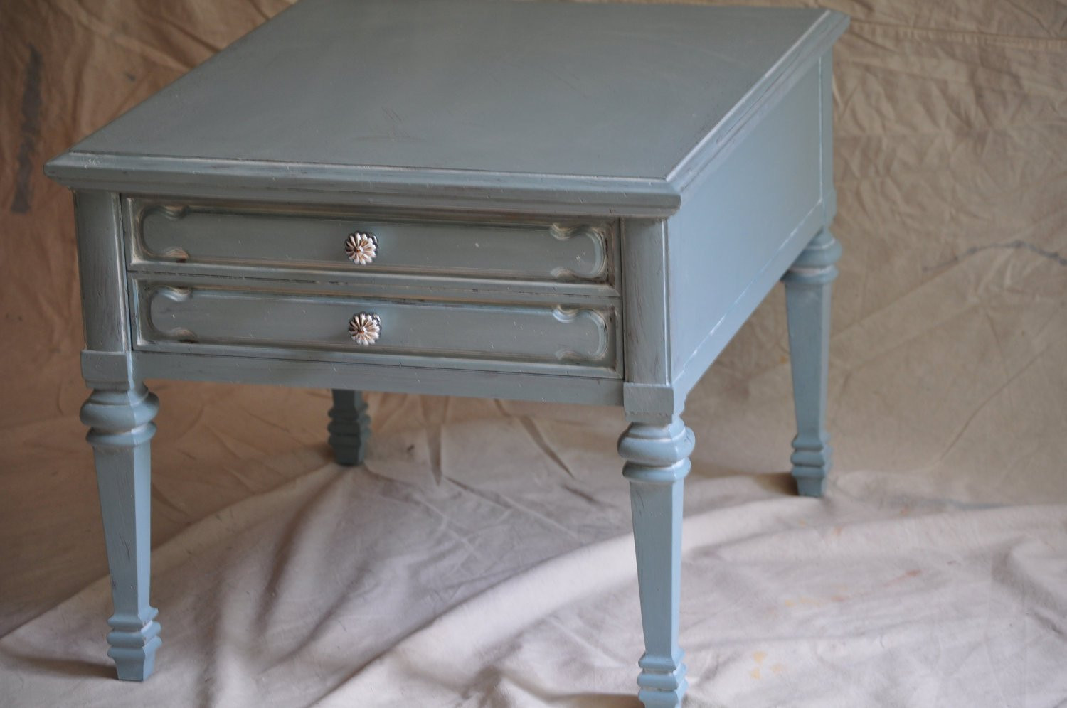 Best ideas about Shabby Chic End Tables
. Save or Pin Aqua Shabby Chic Coffee End Table Vintage Heritage Hand Now.