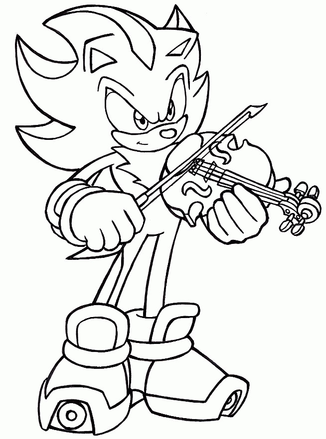 Shadow The Hedgehog Coloring Pages
 Shadow The Hedgehog Coloring Pages Coloring Home