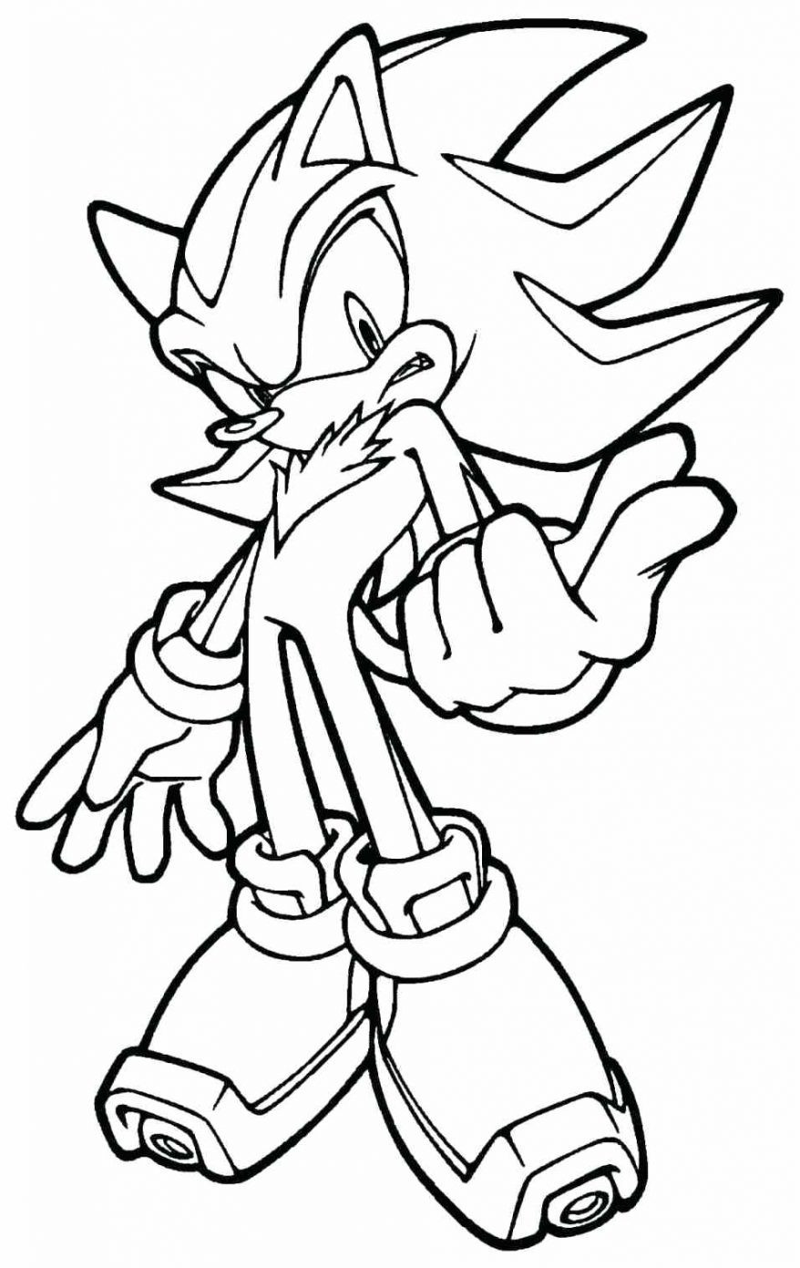 Shadow The Hedgehog Coloring Pages
 Shadow The Hedgehog Coloring thekindproject