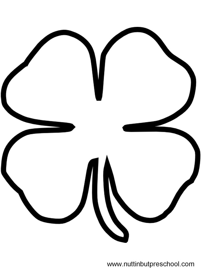 Shamrock Coloring Pages
 Printable Shamrock Coloring Sheets St Patricks Coloring