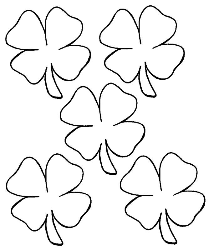 Shamrock Coloring Pages
 Shamrocks Coloring Pages Coloring Home