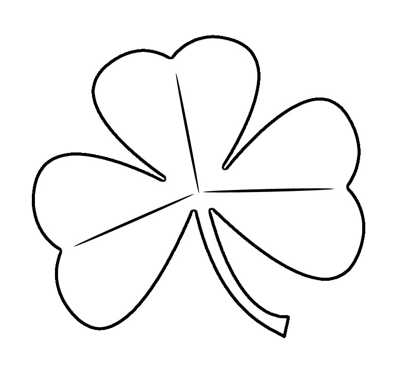 Shamrock Coloring Pages
 Free Printable Shamrock Coloring Pages For Kids