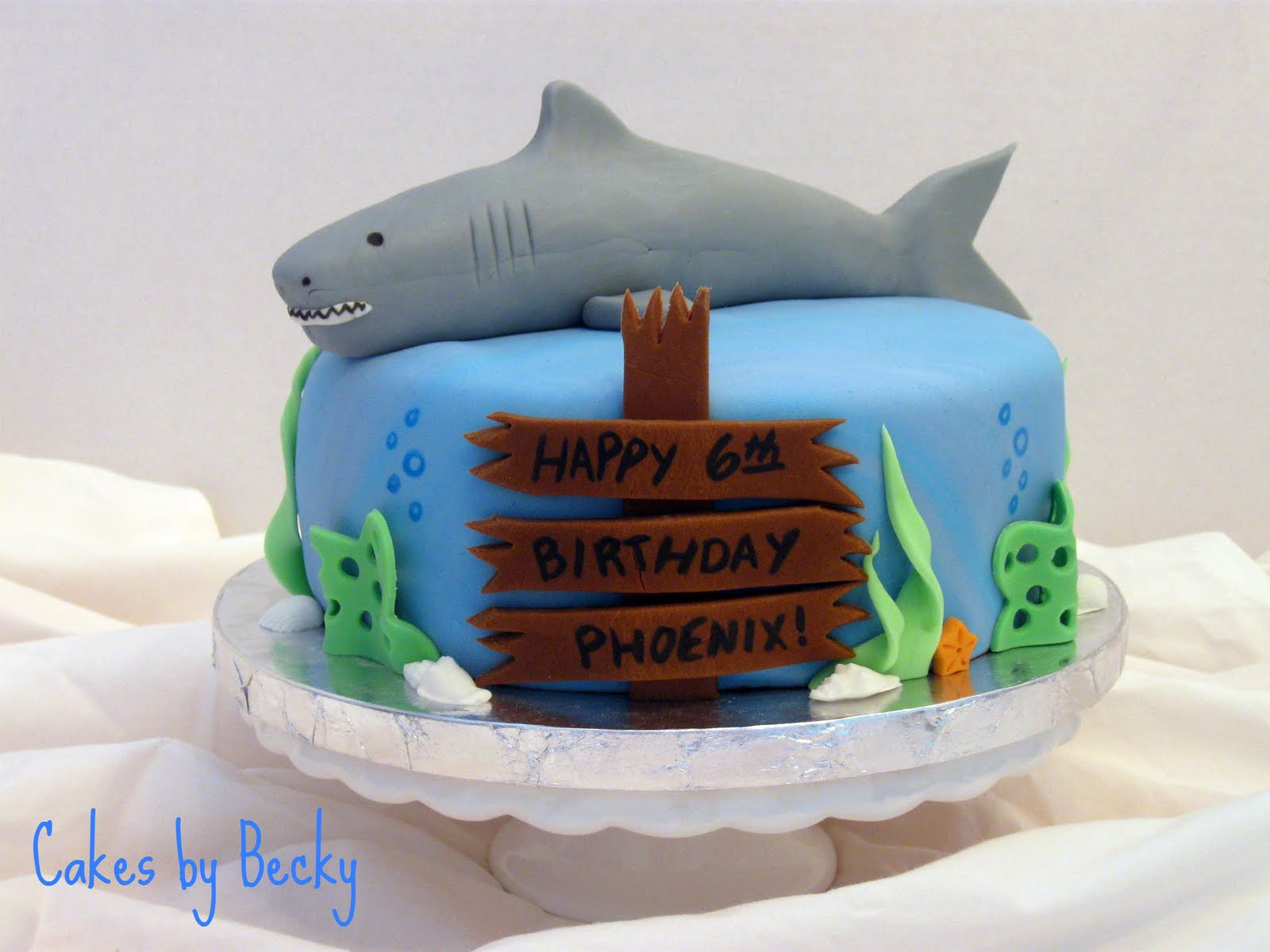 Best ideas about Shark Birthday Cake
. Save or Pin Cakes by Becky Shark Birthday Now.