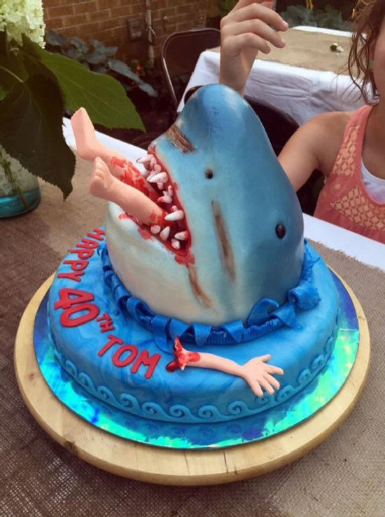 Best ideas about Shark Birthday Cake
. Save or Pin Shark Week Birthday Cake Now.