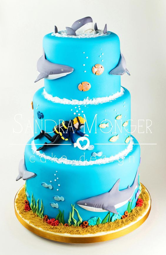 Best ideas about Shark Birthday Cake
. Save or Pin 21 Sizzling Summer Birthday Cake Ideas Pretty My Party Now.