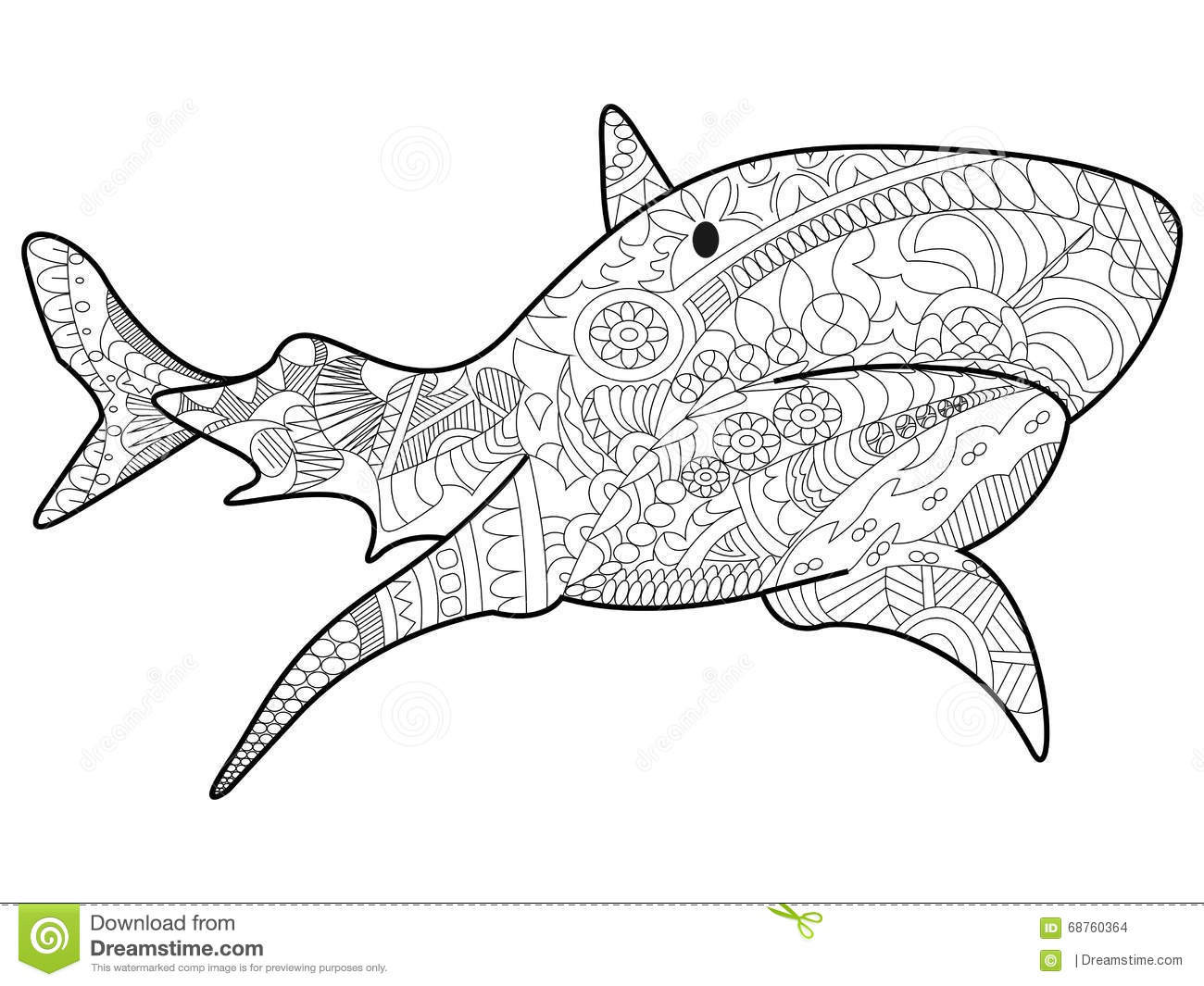 Best ideas about Shark Coloring Pages For Adults
. Save or Pin Shark Colouring Now.