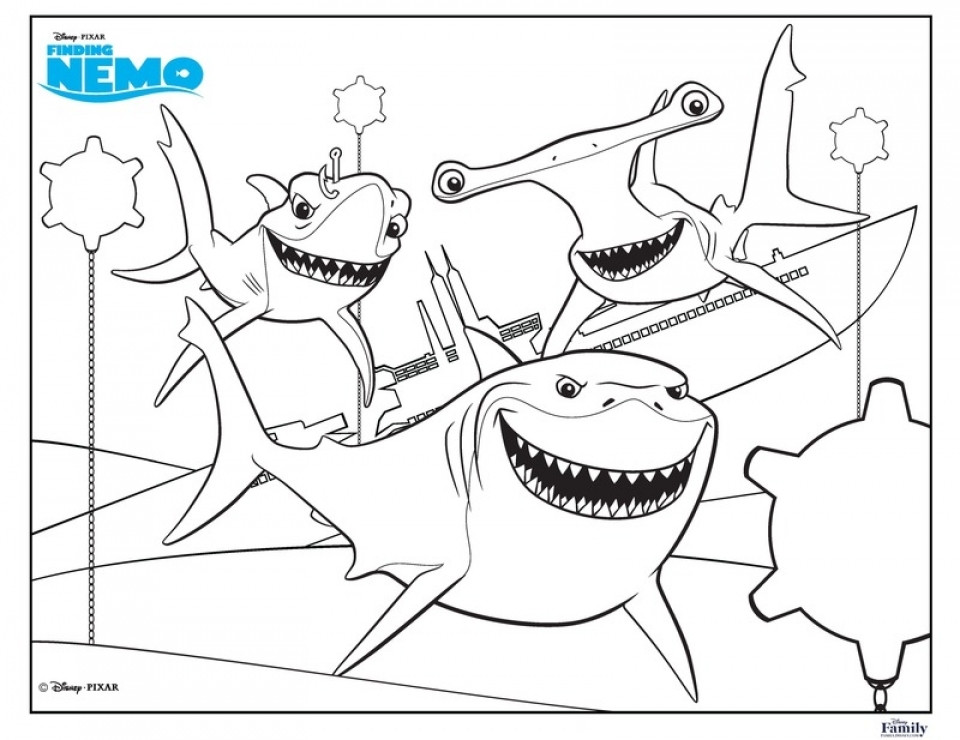 Shark Coloring Sheets For Kids
 Get This Shark Coloring Pages to Print