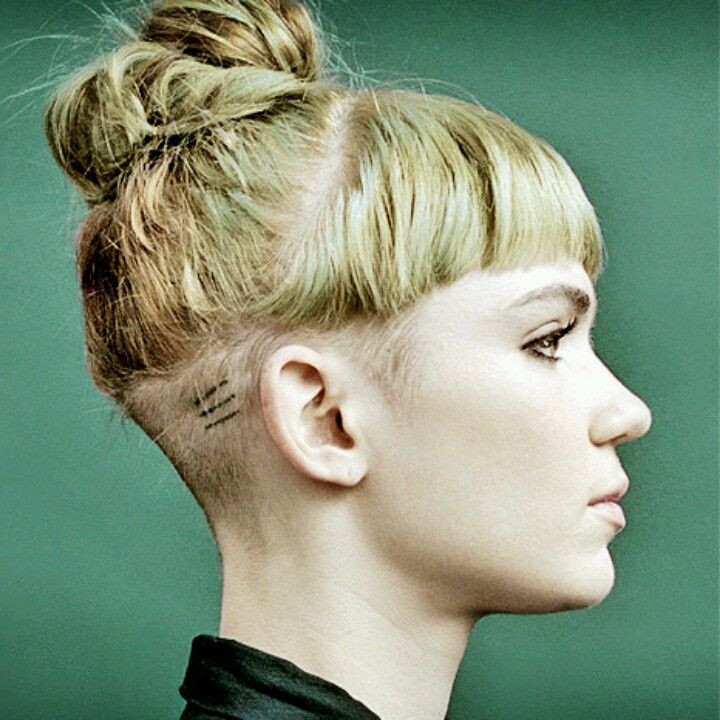 Shaved Undercut Hairstyle
 Shaved side undercut on Grimes