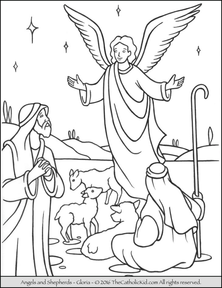 Shepherds Coloring Pages
 The Catholic Kid Catholic Coloring Pages and Games for