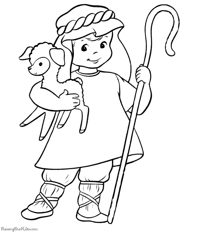 Shepherds Coloring Pages
 Eagle Nest Mom Alphabet Advent S is for Shepherds