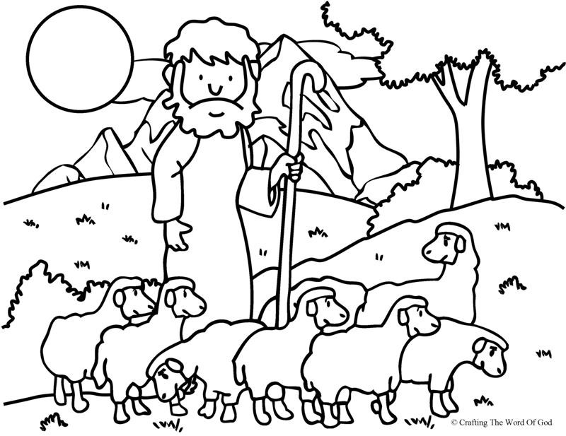 Shepherds Coloring Pages
 The Good Shepherd The Lost Sheep Coloring Page