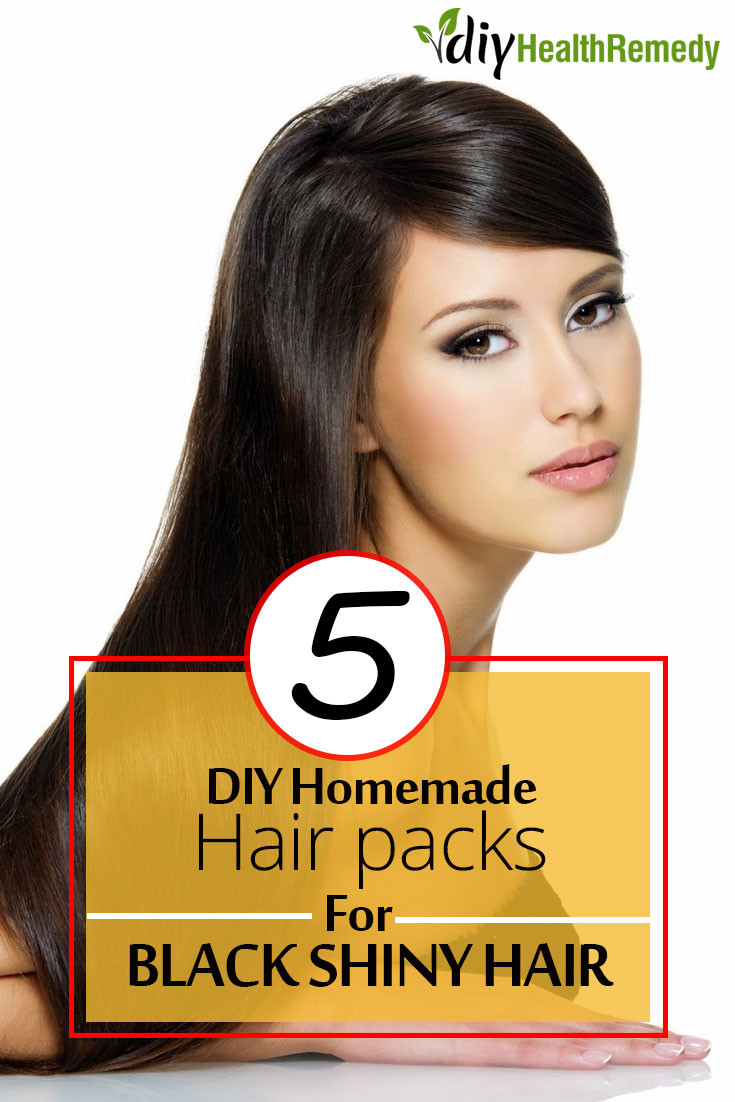 Shiny Hair DIY
 5 DIY Homemade Hair Packs For Naturally Black Shiny Hair