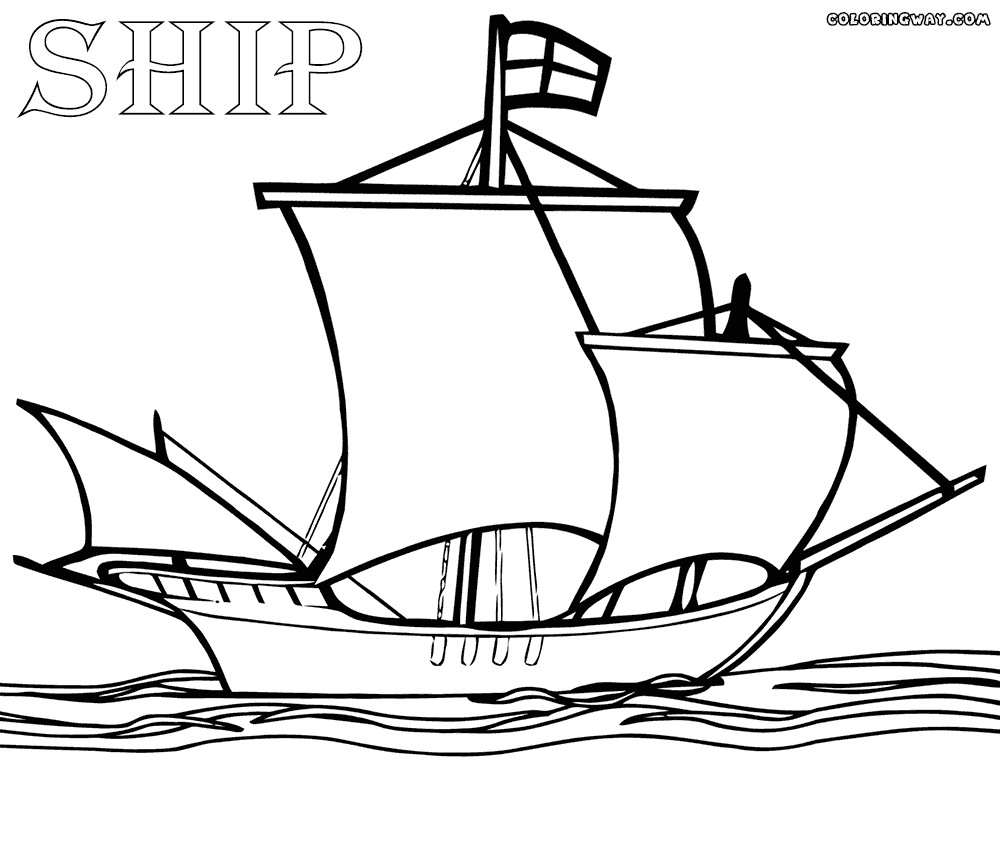 Ship Coloring Pages
 Ship coloring pages