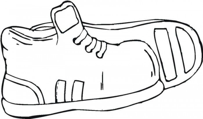 Shoes Coloring Sheets For Boys
 Kids Shoe Coloring Page ClipArt Best