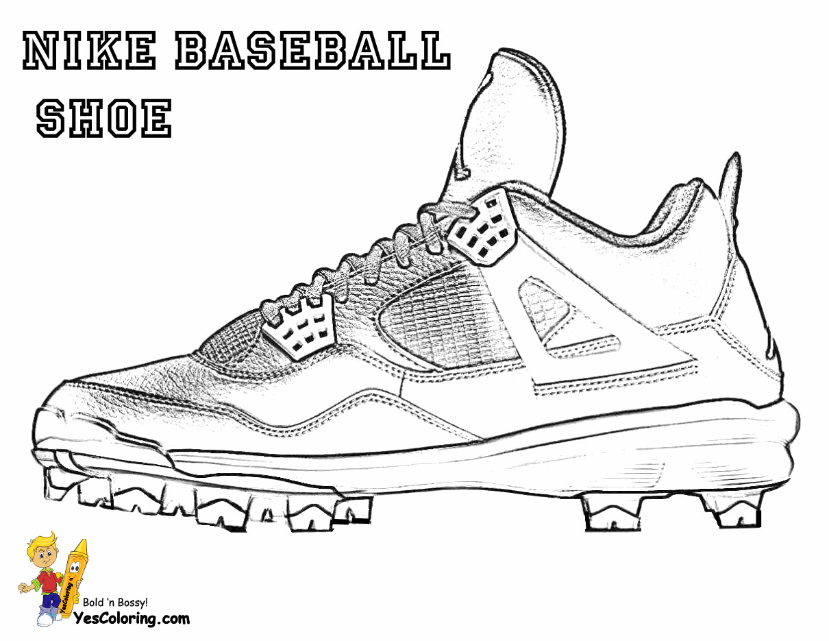 Shoes Coloring Sheets For Boys
 Fired Up Free Coloring Pages Baseball MLB Players