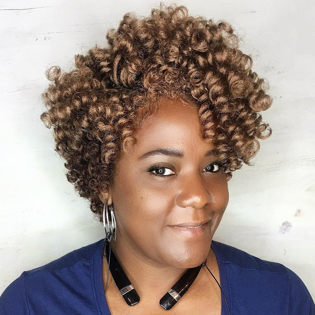 Short Crochet Hairstyle
 Pin by Sand on Braids Locs & Twists in 2019