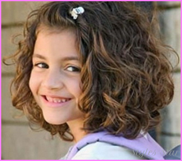 Short Curly Hairstyles For Girls
 Short haircuts for little girls with curly hair