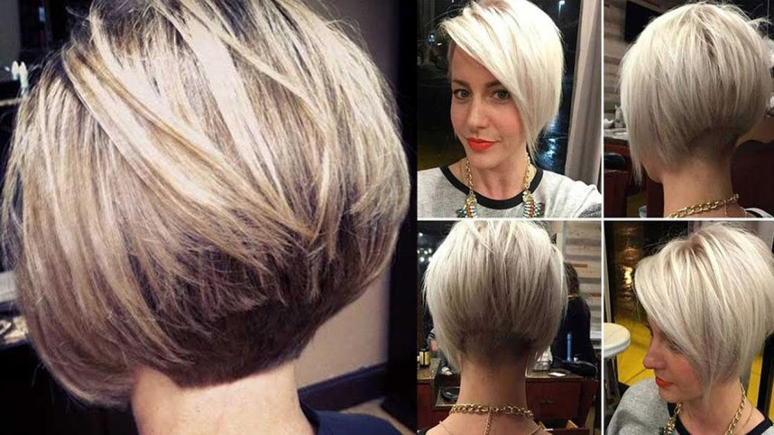 Short Hairstyles Front And Back View 2019
 Hairstyle Excellent Short Hairstyles Back View Tahun