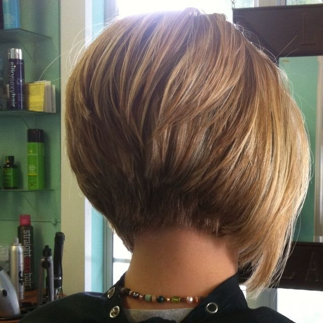 Short Hairstyles Front And Back View 2019
 layered stacked bob haircut photos front and back Yahoo