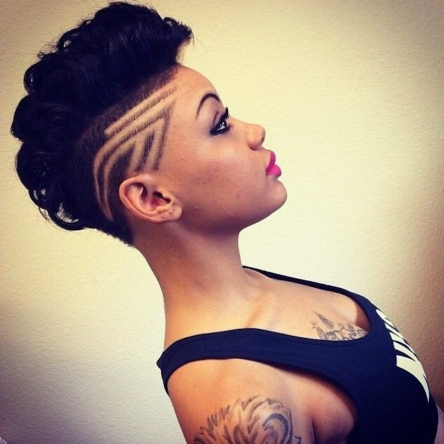 Short Hairstyles With Shaved Sides
 12 Fabulous Short Hairstyles for Black Women